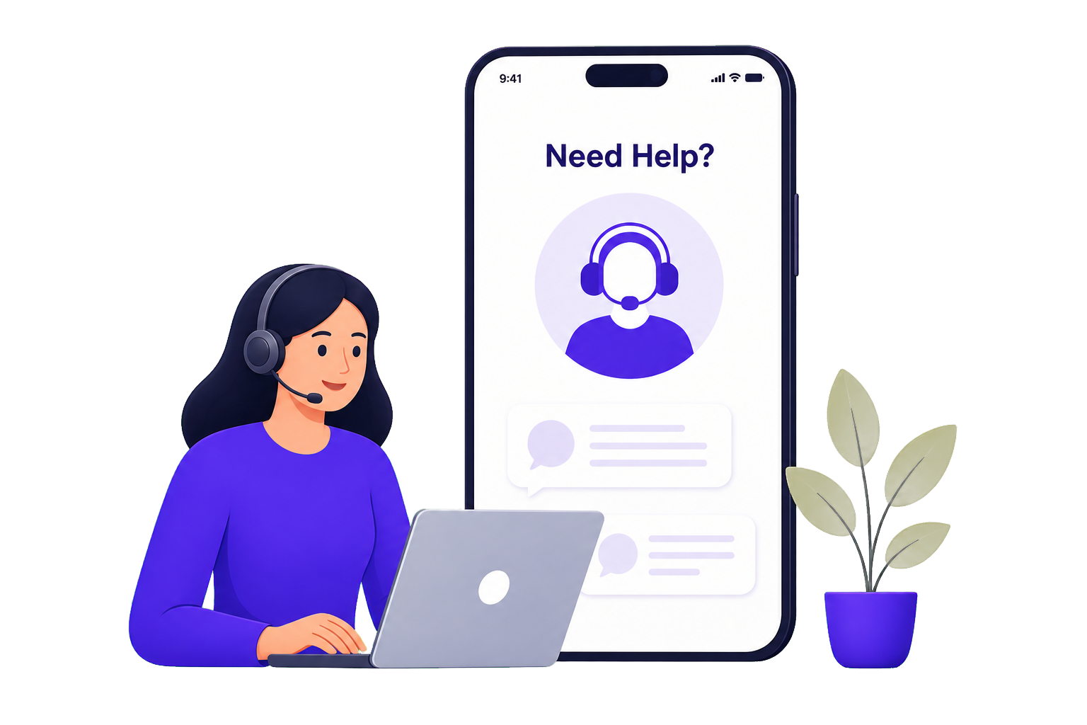 JRide help center support illustration